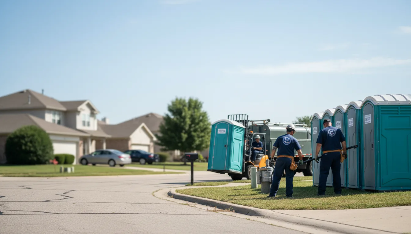 Porta Potty Rental in La Harpe, KS near me